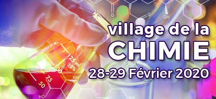 Février 2020 Découvrez les métiers du sercteur de la chimie avec AFI24 au Village de la chimie au parc florale de paris